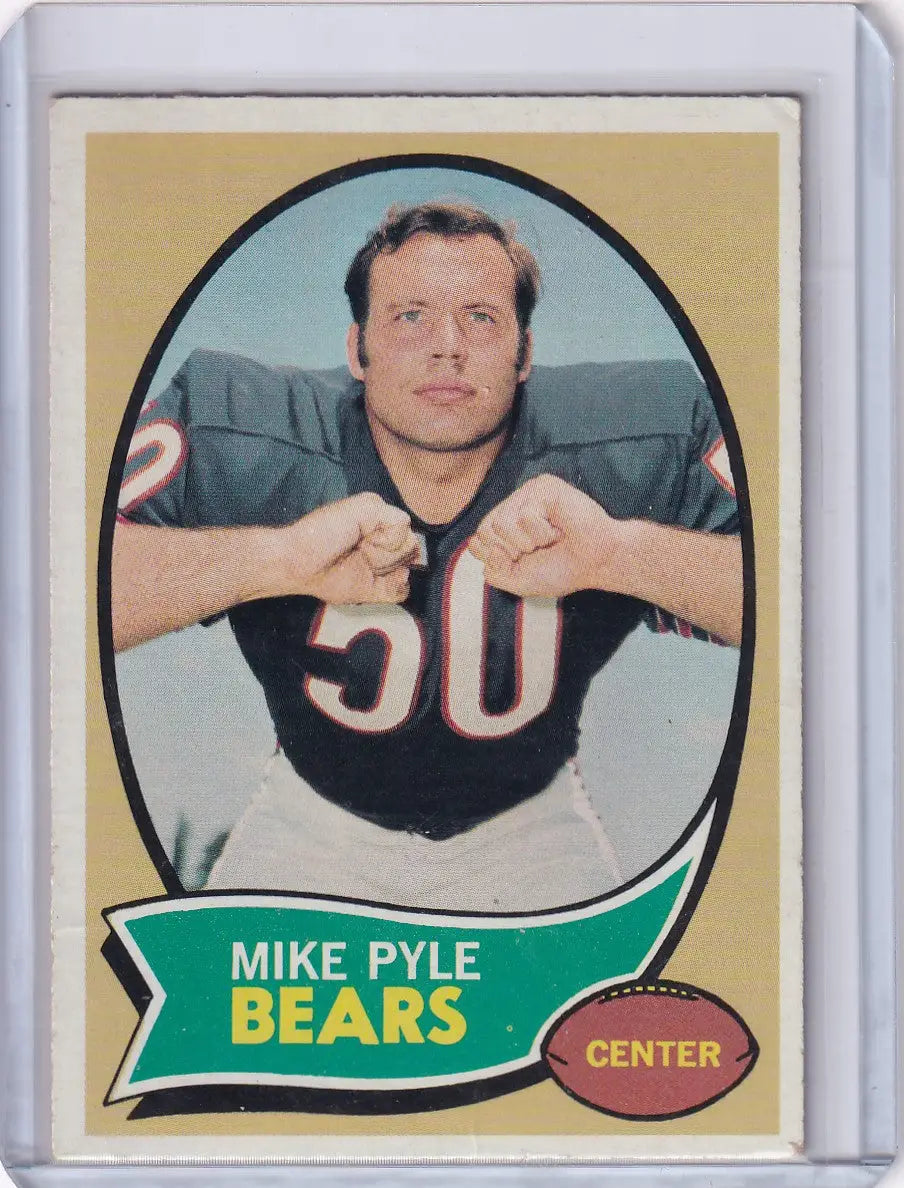 1970 Topps Football #37 Mike Pyle - Chicago Bears