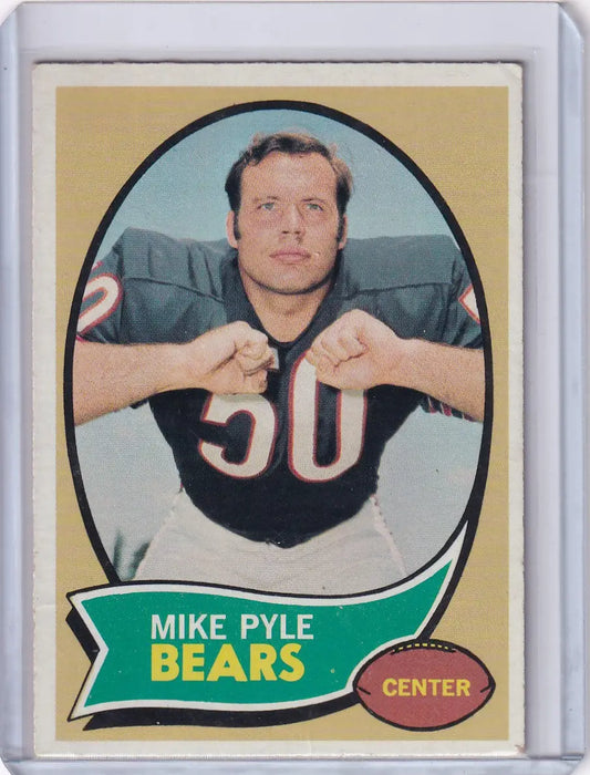 1970 Topps Football #37 Mike Pyle - Chicago Bears