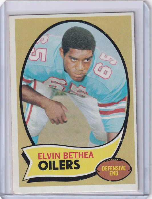 1970 Topps Football #43 Elvin Bethea RC - Houston Oilers