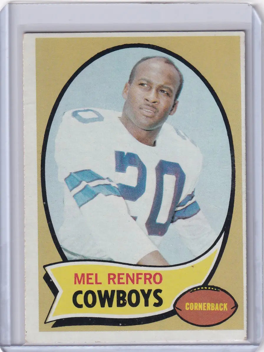 1970 Topps Football #45 Mel Renfro - Dallas Cowboys - Football Card Single