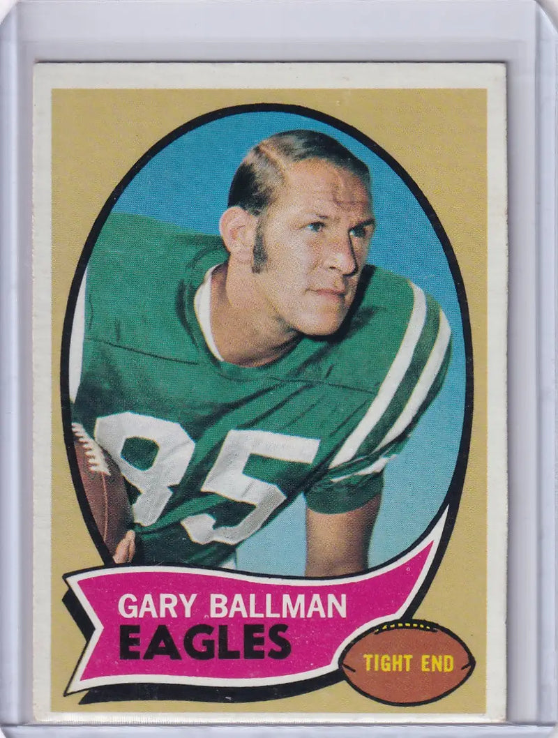 1970 Topps Football #47 Gary Ballman - Philadelphia Eagles