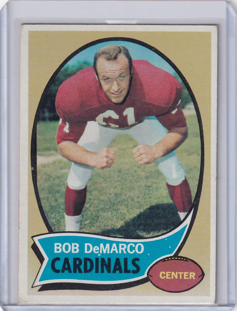 1970 Topps Football #48 Bob DeMarco - St Louis Cardinals