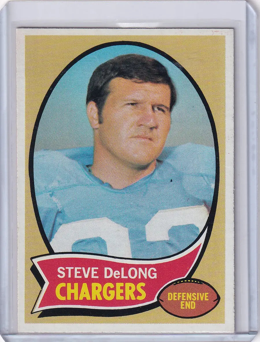 1970 Topps Football #49 Steve DeLong - San Diego Chargers