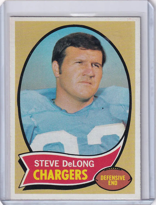 1970 Topps Football #49 Steve DeLong - San Diego Chargers