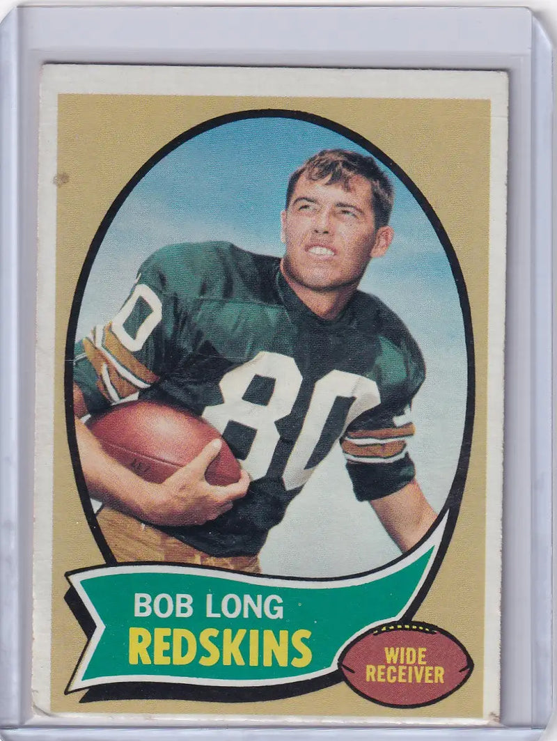 1970 Topps Football #53 Bob Long RC - Washington Redskins