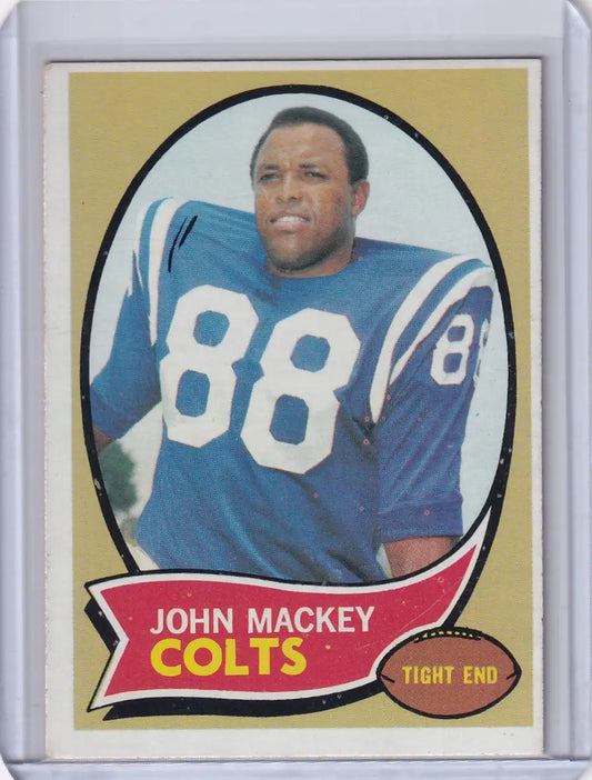 1970 Topps Football #62 John Mackey - Baltimore Colts