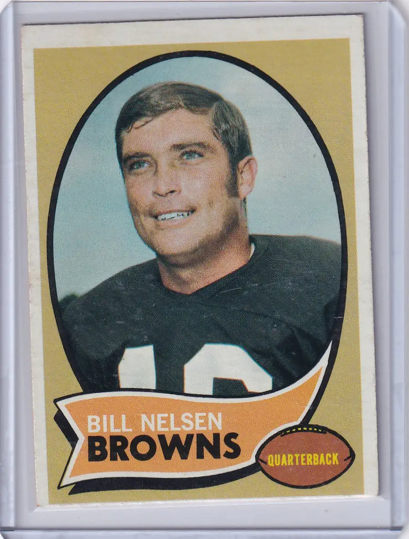 1970 Topps Football #65 Bill Nelsen - Cleveland Browns