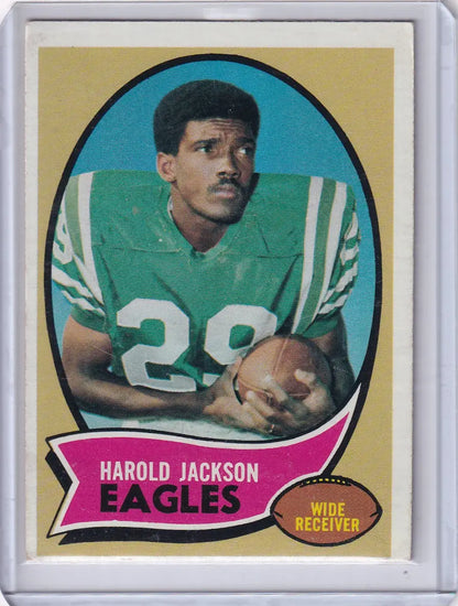 Vintage Topps Football card of Harold Jackson, Philadelphia Eagles jersey number 28