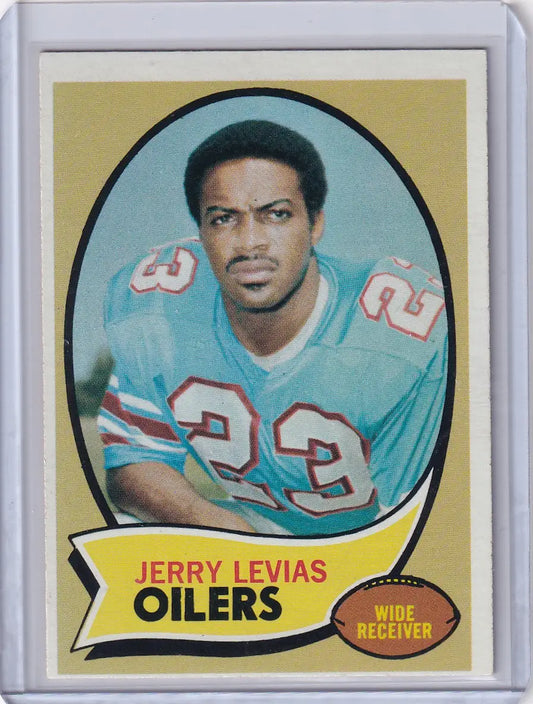 1970 Topps Football #89 Jerry LeVias RC - Houston Oilers - Football Card Single