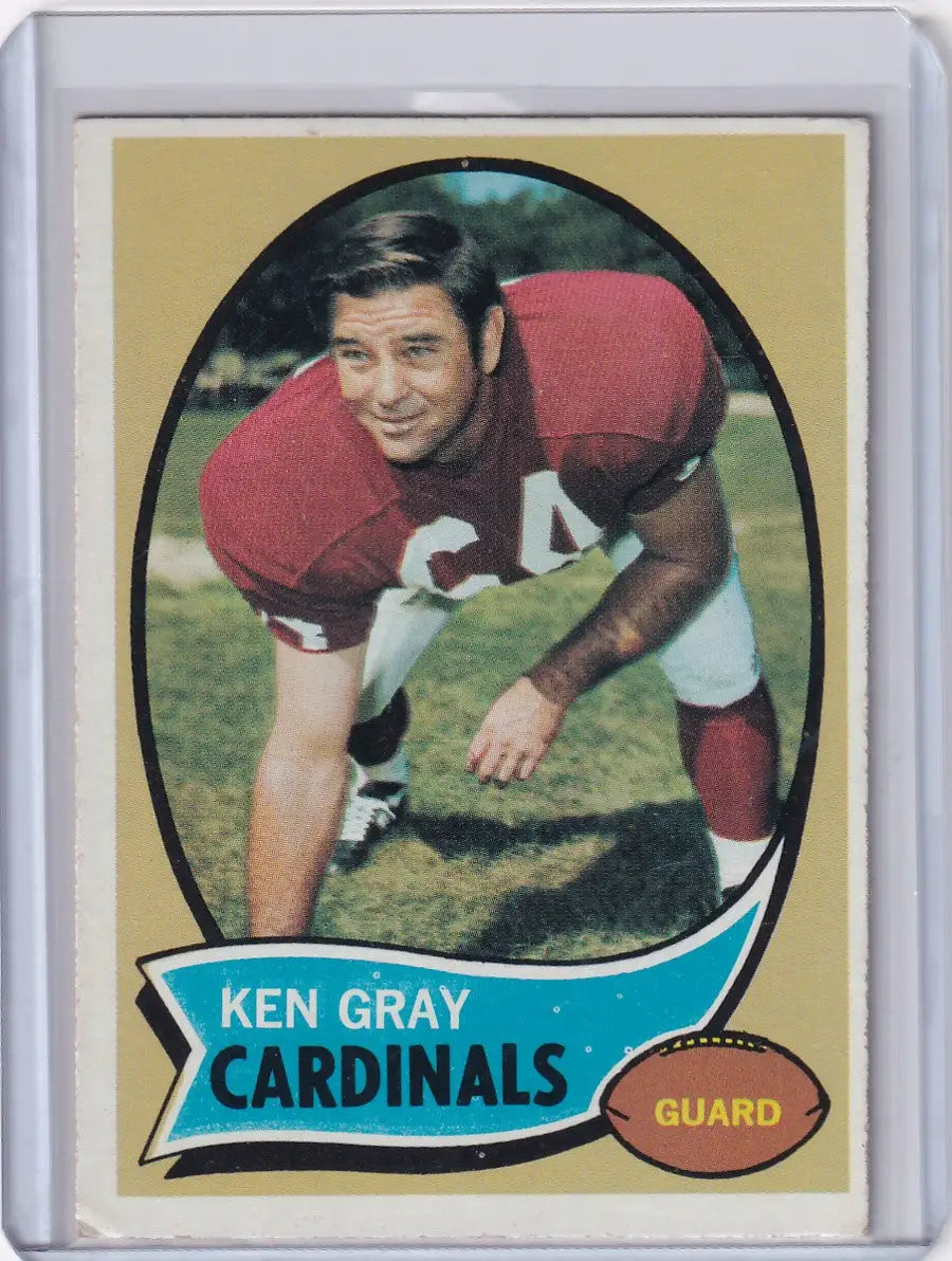 1970 Topps Football #92 Ken Gray - St. Louis Cardinals