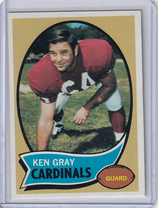 1970 Topps Football #92 Ken Gray - St. Louis Cardinals