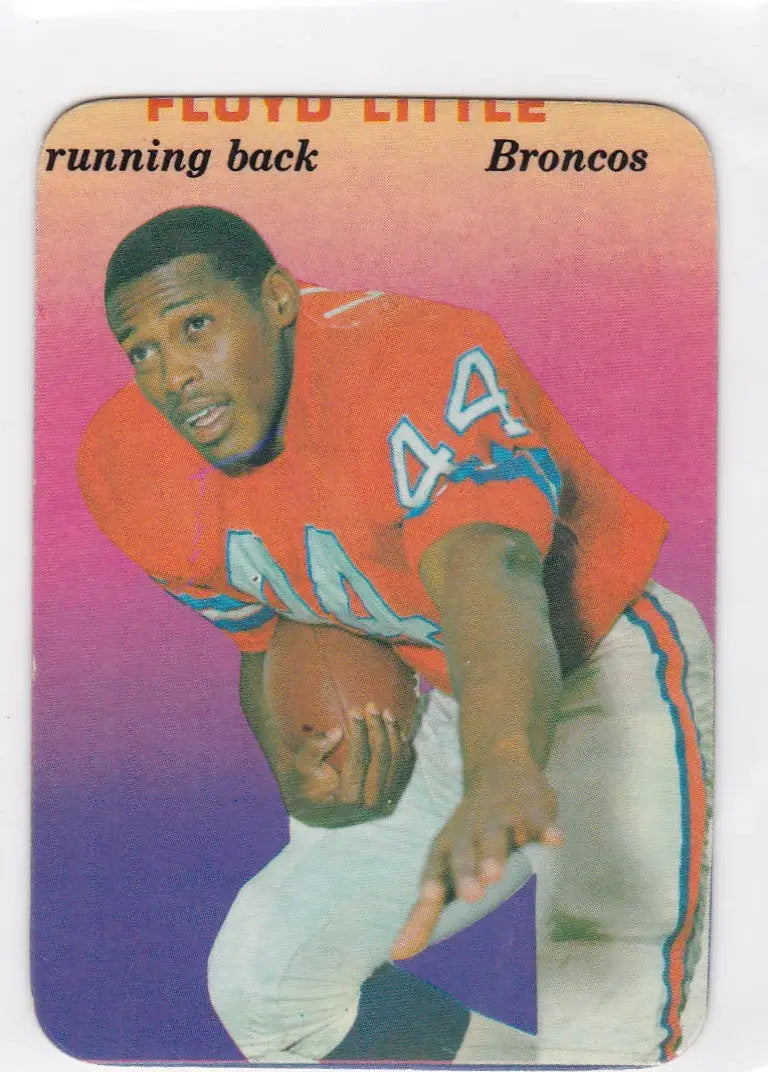 1970 Topps Glossy #24 Floyd Little Denver Broncos - Football Card Single