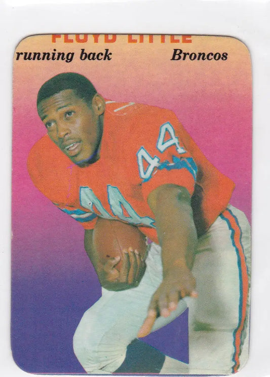 1970 Topps Glossy #24 Floyd Little Denver Broncos - Football Card Single
