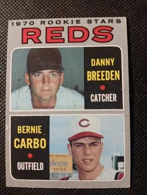 1970 Topps - 1970 Rookie Stars Bernie Carbo Danny Breeden #36 (RC). VG+ - EX