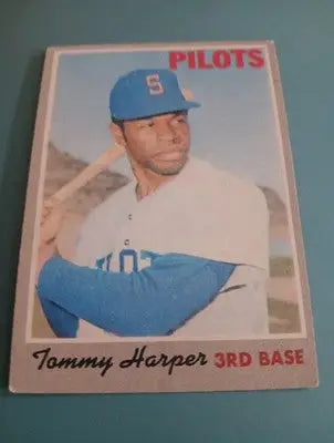 1970 Topps - Tommy Harper #370. Seattle Pilots. EX - Baseball Card Single