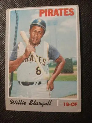 1970 Topps - Willie Stargell #470. Pirates. VG+ - EX - Baseball Card Single