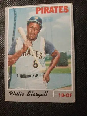 1970 Topps - Willie Stargell #470. Pirates. VG+ - EX - Baseball Card Single