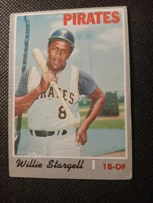 1970 Topps - Willie Stargell #470. Pirates. VG+ - EX - Baseball Card Single
