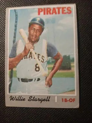 1970 Topps - Willie Stargell #470. Pirates. VG+ - EX - Baseball Card Single