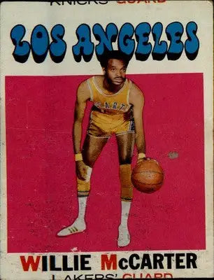 1971-72 Topps #101 Willie McCarter - Basketball Card Single
