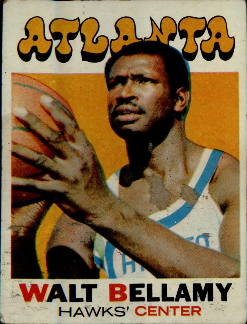 1971-72 Topps #116 Walt Bellamy - Basketball Card Single