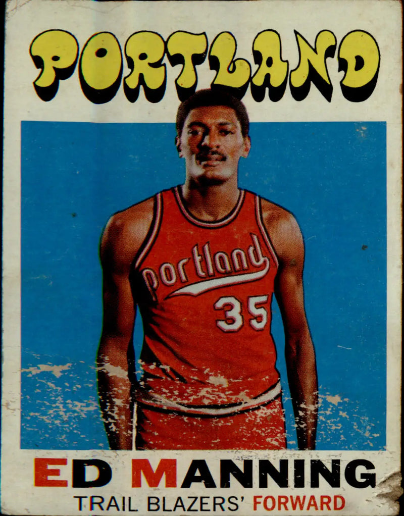 1971-72 Topps #122 Ed Manning - Basketball Card Single