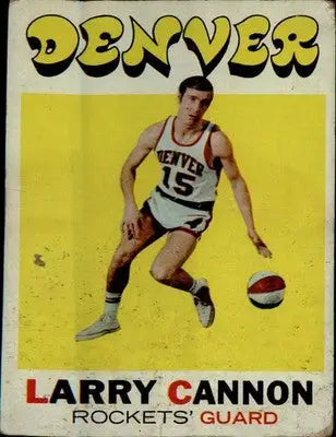 1971-72 Topps #196 Larry Cannon Rookie Rookie - Basketball Card Single