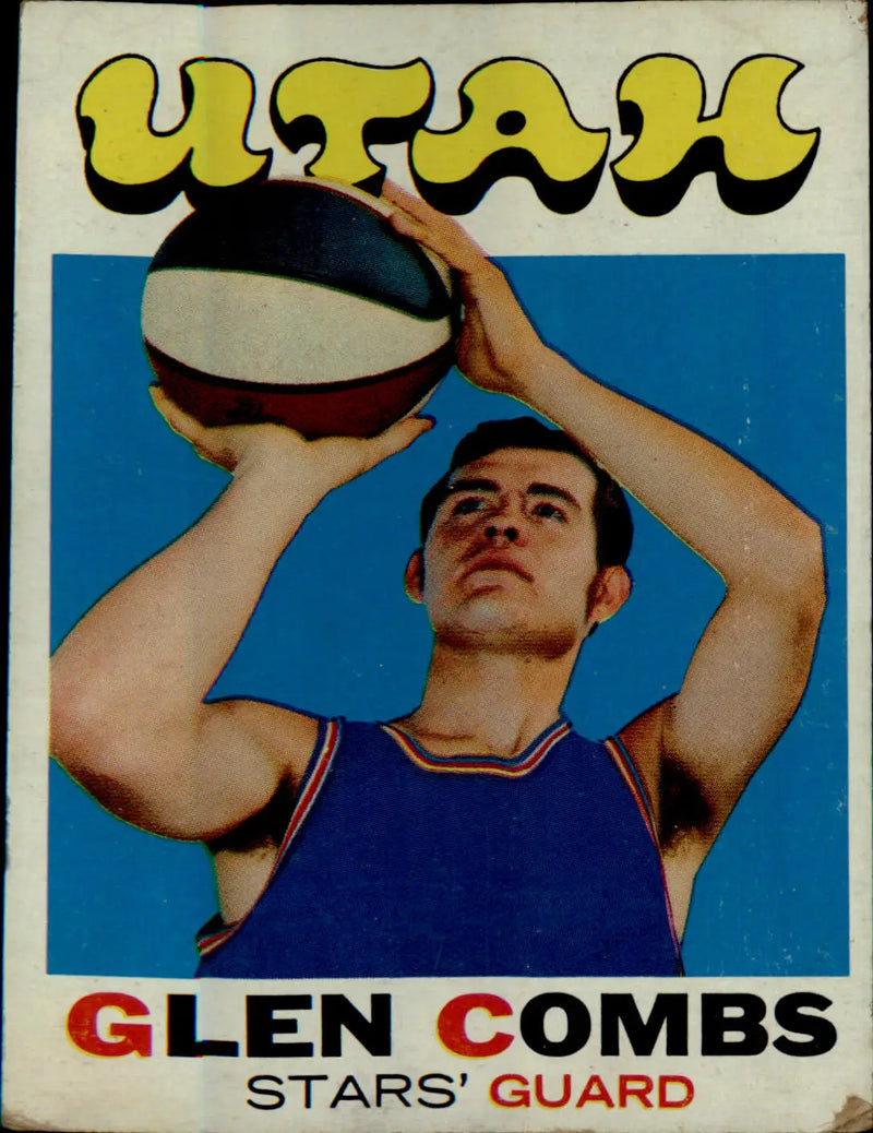 1971-72 Topps #215 Glen Combs Rookie Rookie - Basketball Card Single