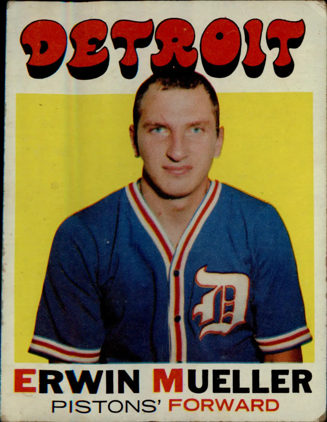 1971-72 Topps #31 Erwin Mueller - Basketball Card Single