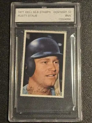 1971 Dell Today’s Team Stamps #NNO Rusty Staub FGS 10 - Baseball Card Single