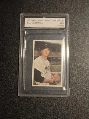 1971 Dell Today’s Team Stamps #NNO Sam McDowell FGS 10 - Baseball Card Single
