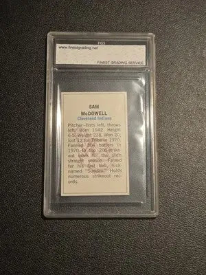 1971 Dell Today’s Team Stamps #NNO Sam McDowell FGS 10 - Baseball Card Single