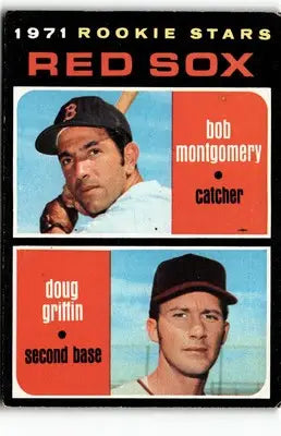 1971 Topps #176 Red Sox 1971 Rookie Stars (Bob Montgomery / Doug Griffin) - Baseball Card Single