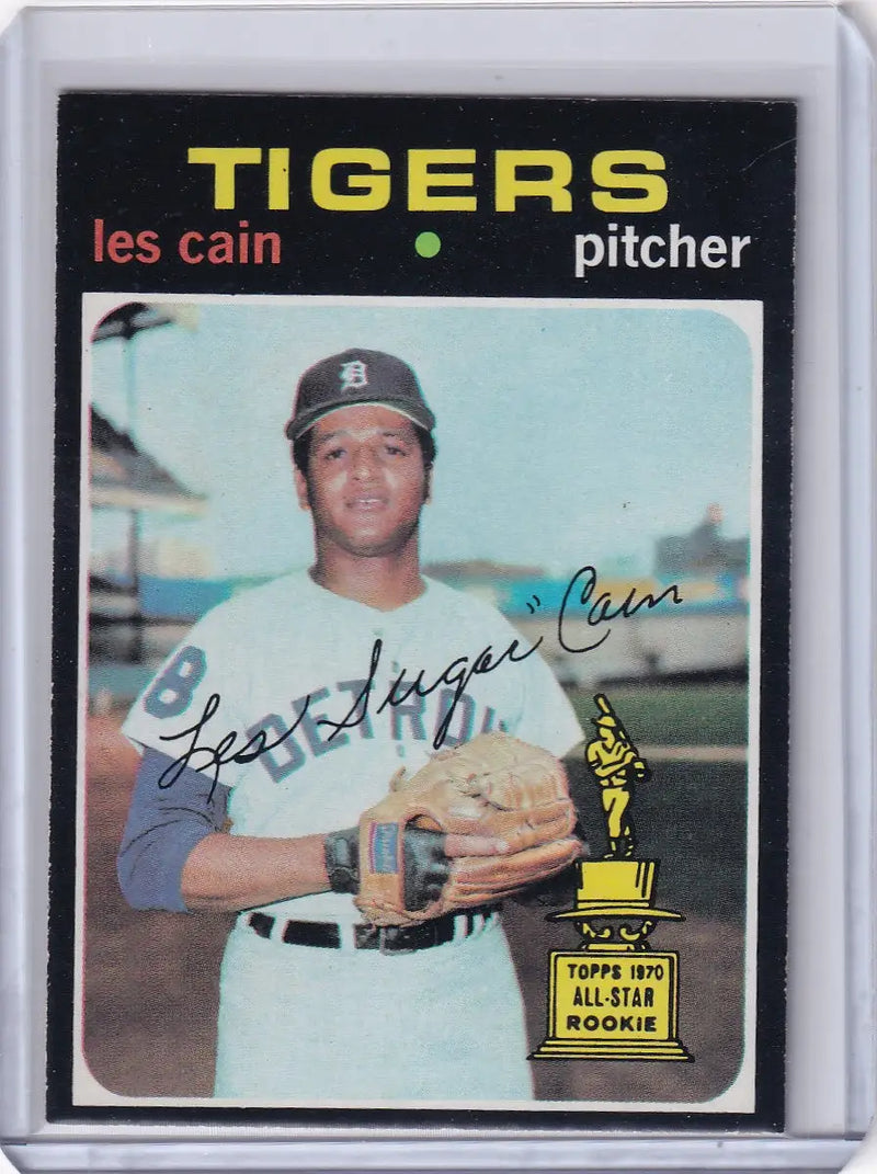 1971 Topps Baseball #101 Les Cain - Detroit Tigers