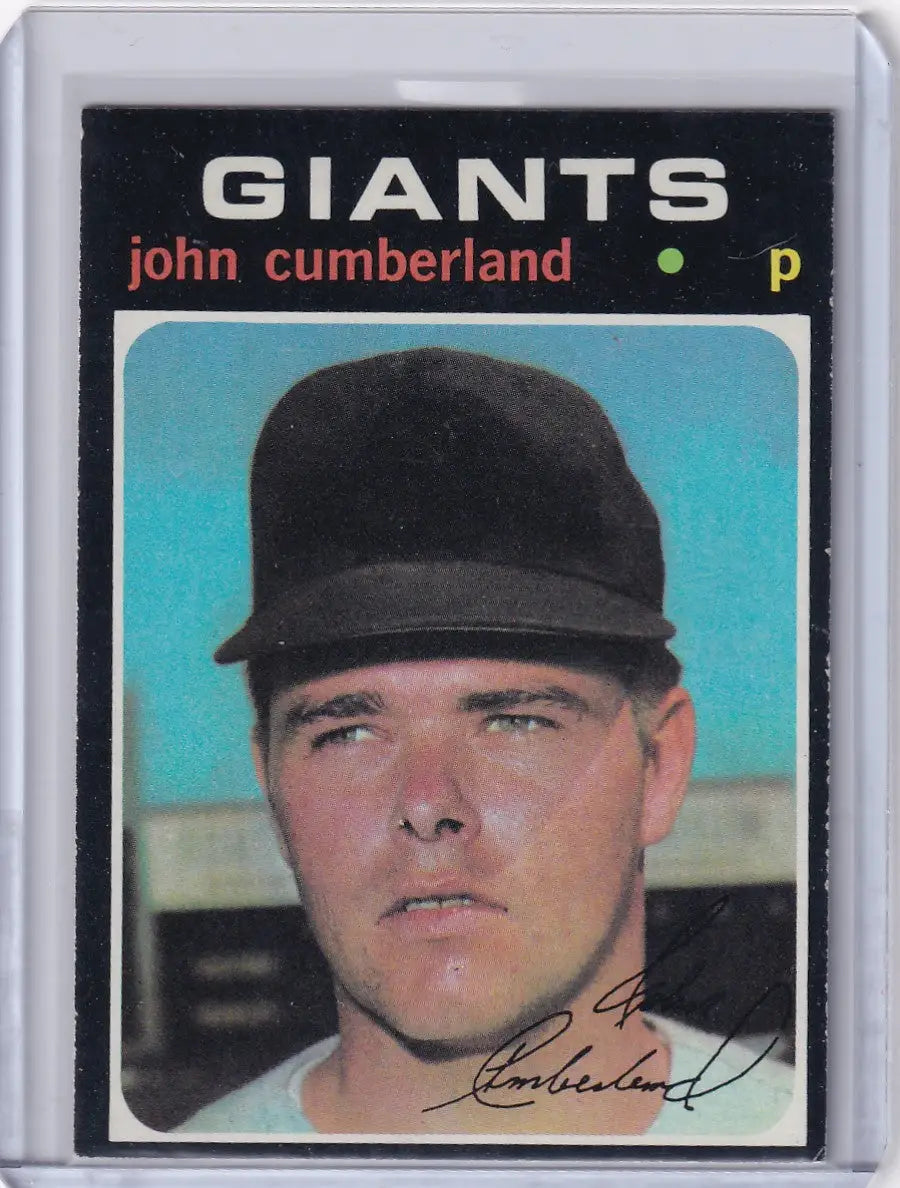 1971 Topps Baseball #108 John Cumberland - San Francisco Giants