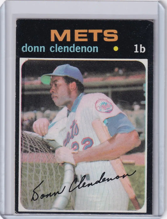 1971 Topps Baseball #115 Donn Clendenon - New York Mets - Baseball Card Single