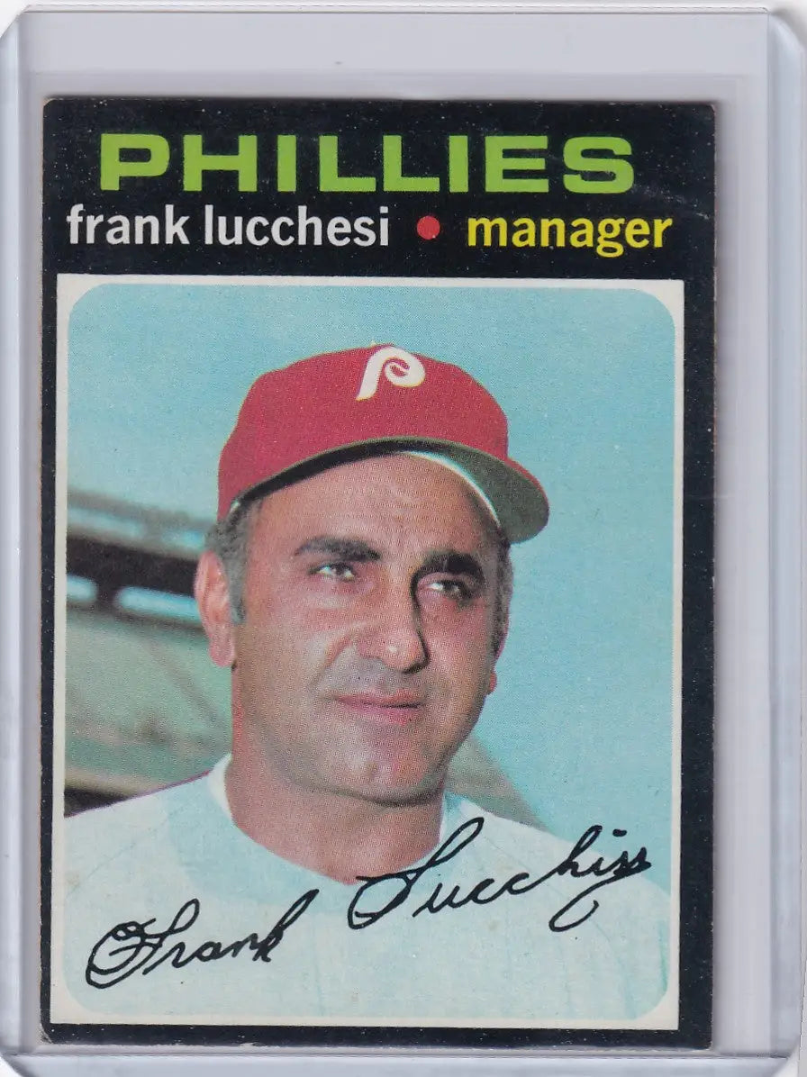 1971 Topps Baseball #119 Frank Lucchesi - Philadelphia Phillies