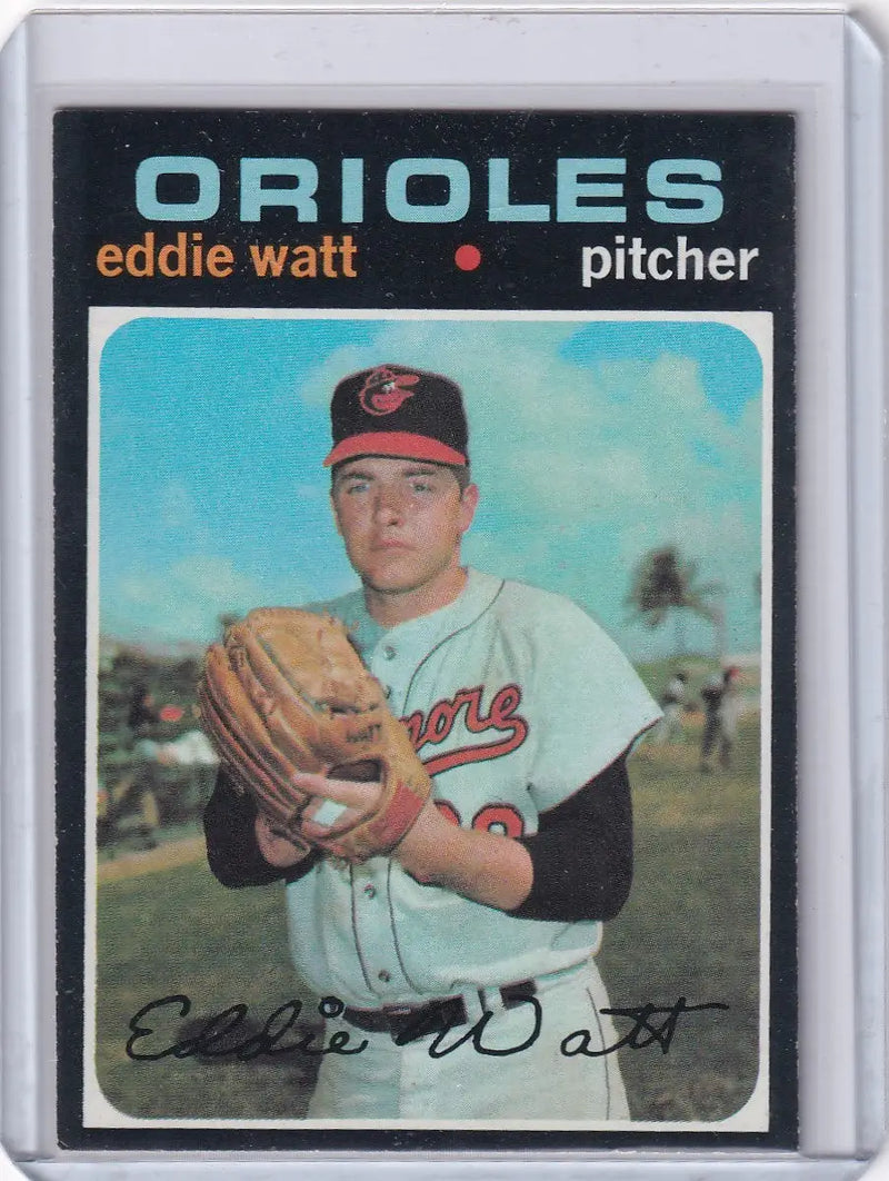 1971 Topps Baseball #122 Eddie Watt - Baltimore Orioles