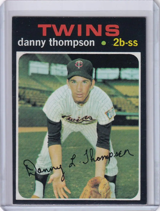 1971 Topps Baseball #127 Danny Thompson - Minnesota Twins RC - Baseball Card Single