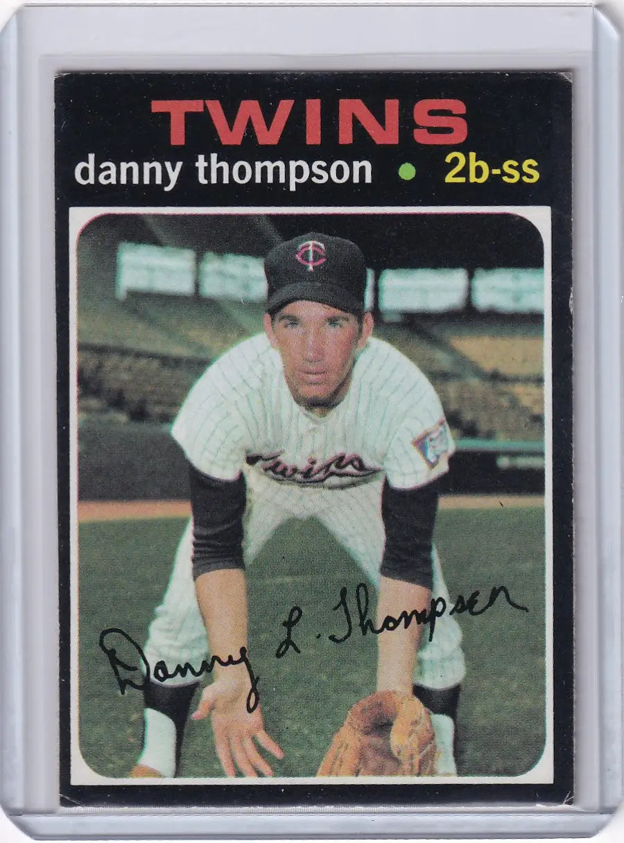 1971 Topps Baseball #127 Danny Thompson - Minnesota Twins RC