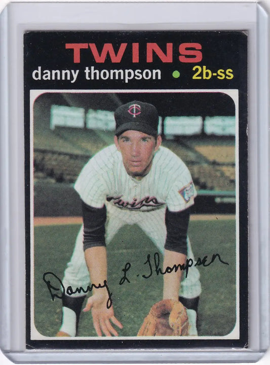 1971 Topps Baseball #127 Danny Thompson - Minnesota Twins RC - Baseball Card Single