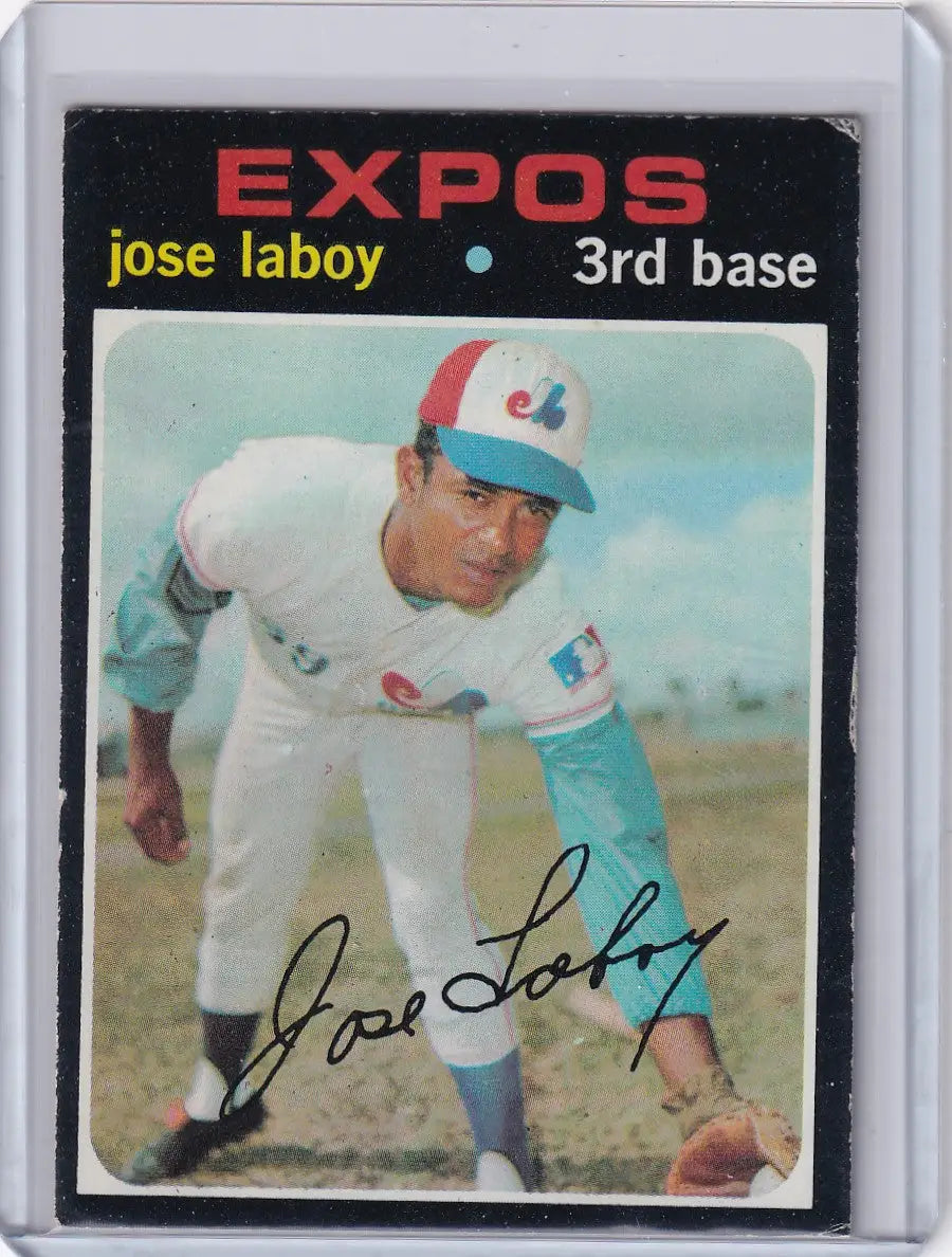 1971 Topps Baseball #132 Jose Laboy - Montreal Expos