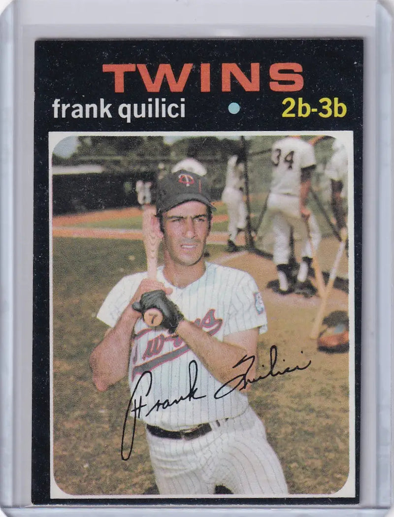 1971 Topps Baseball #141 Frank Quilici - Minnesota Twins