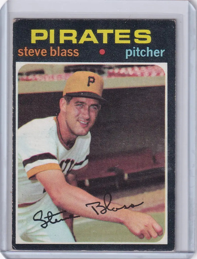 1971 Topps Baseball #143 Steve Blass - Pittsburgh Pirates