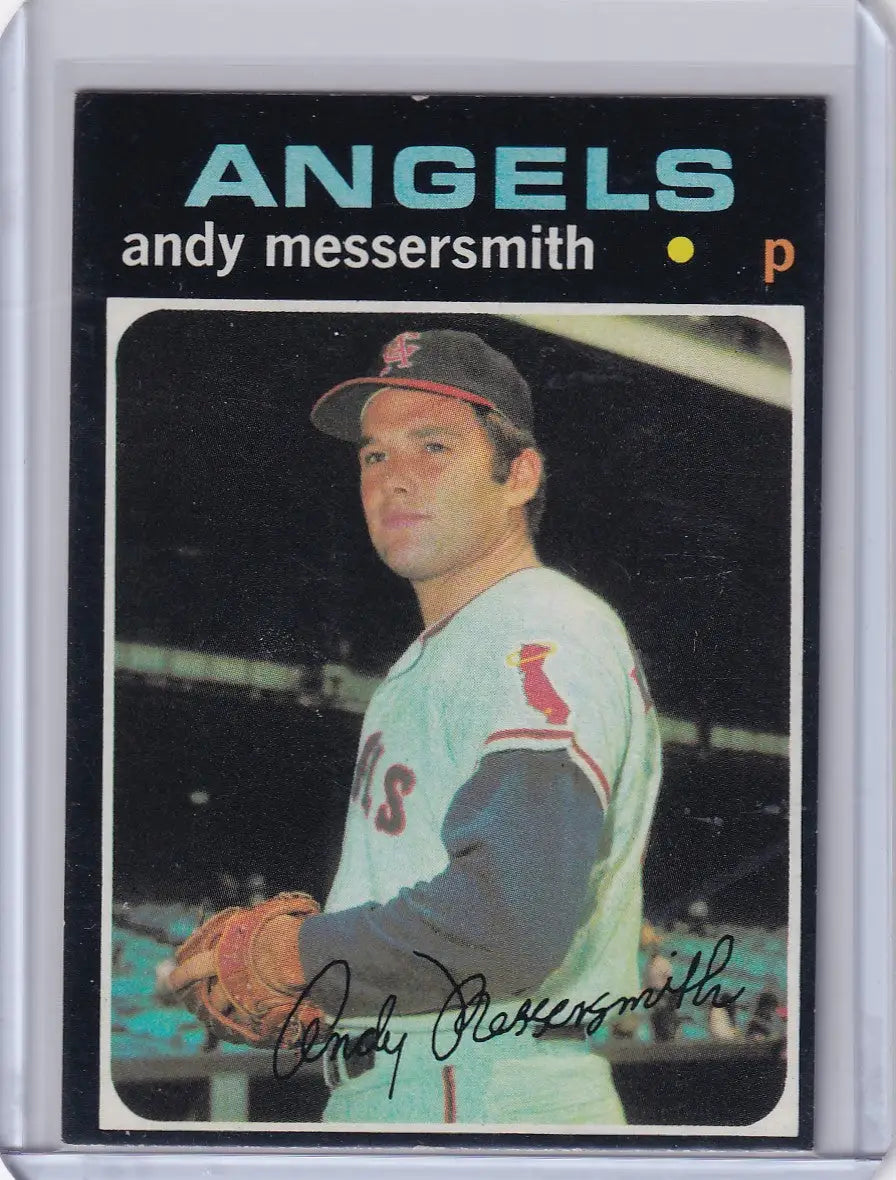 1971 Topps Baseball #15 Andy Messersmith - California Angels