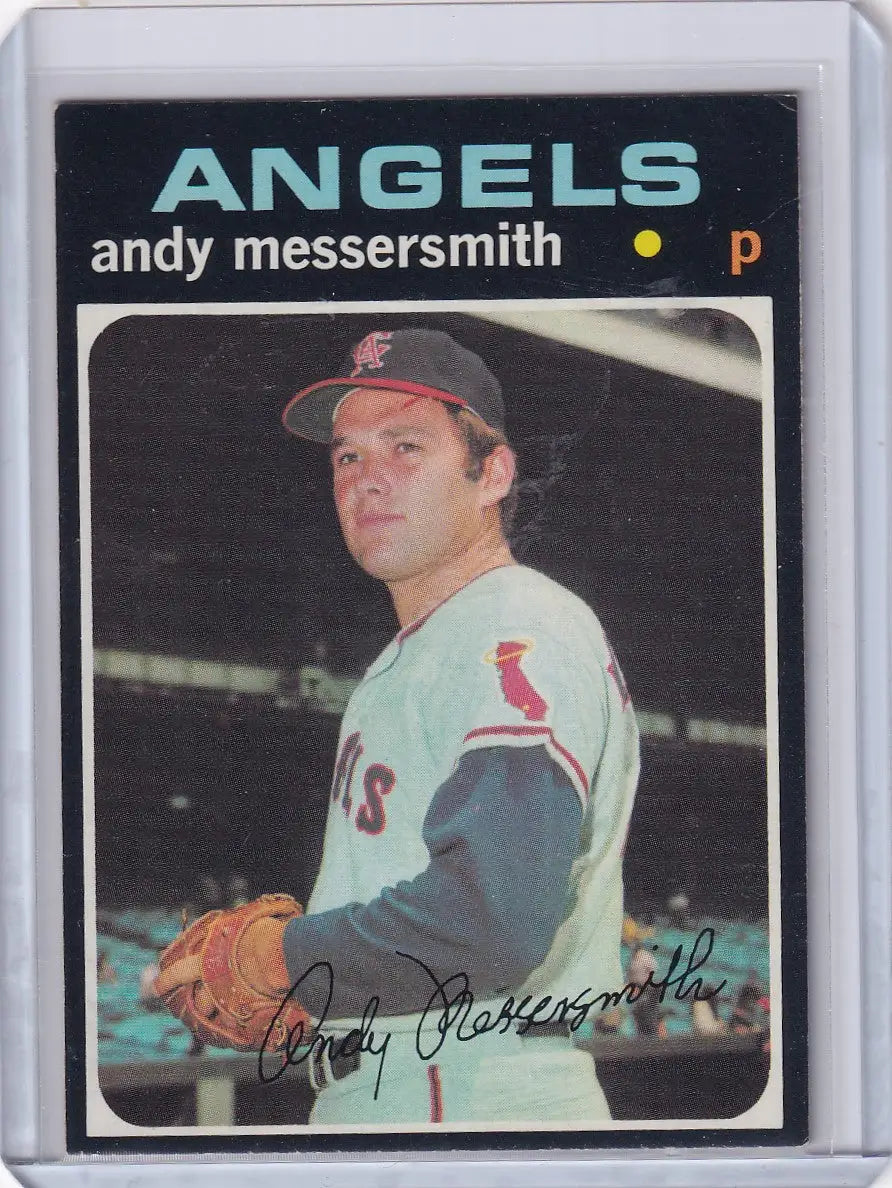 1971 Topps Baseball #15 Andy Messersmith - California Angels