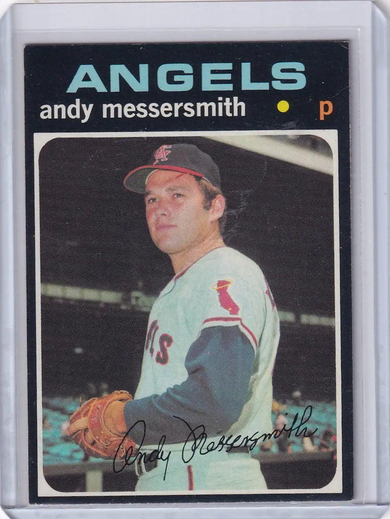 1971 Topps Baseball #15 Andy Messersmith - California Angels