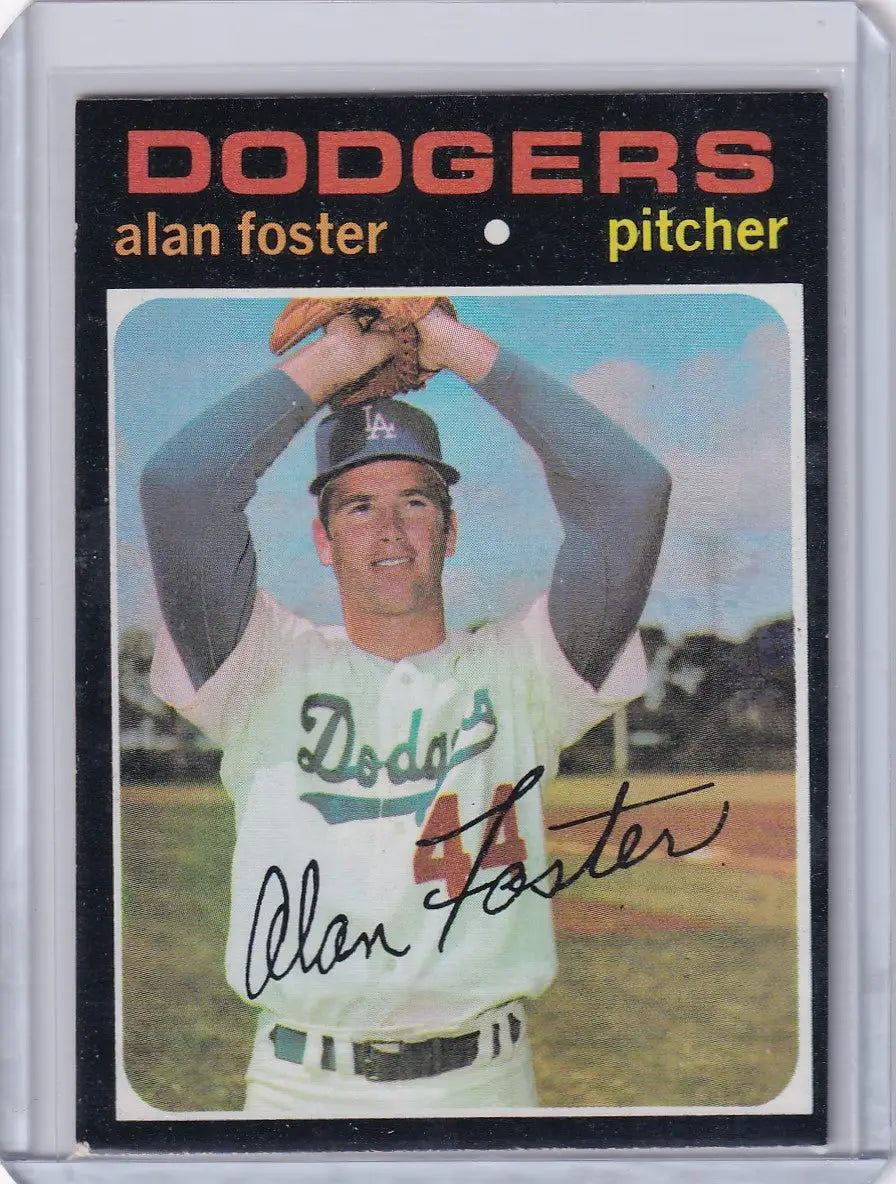 1971 Topps Baseball #207 Alan Foster - Los Angeles Dodgers