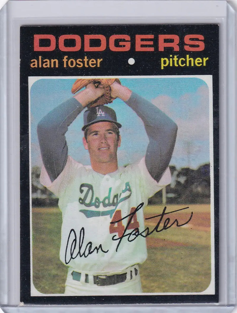 1971 Topps Baseball #207 Alan Foster - Los Angeles Dodgers