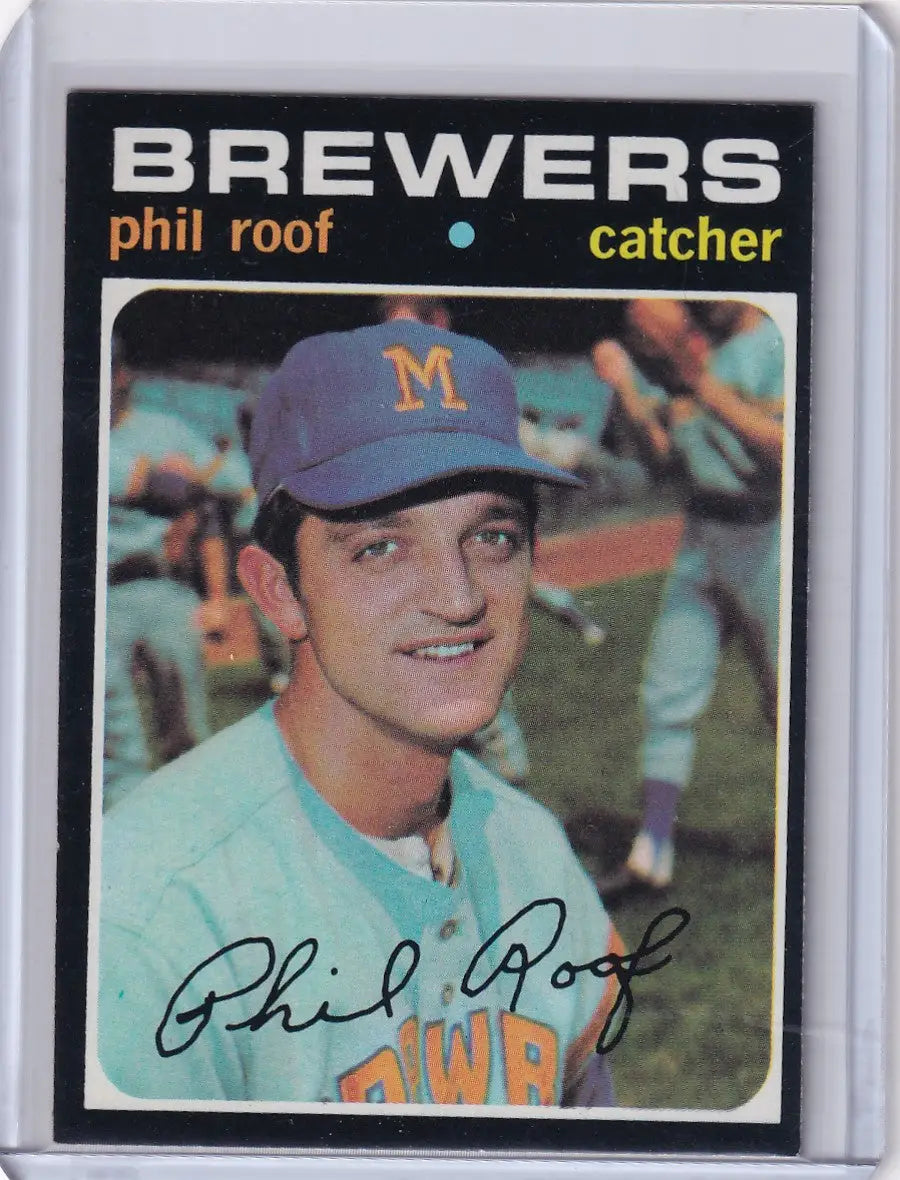 1971 Topps Baseball #22 Phil Roof - Milwaukee Brewers